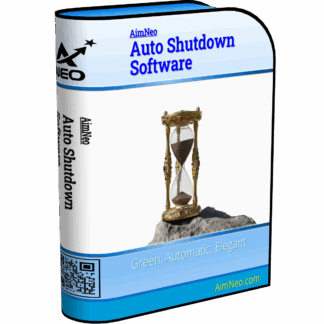 AimNeo Auto Shutdown Software 3D Product Box